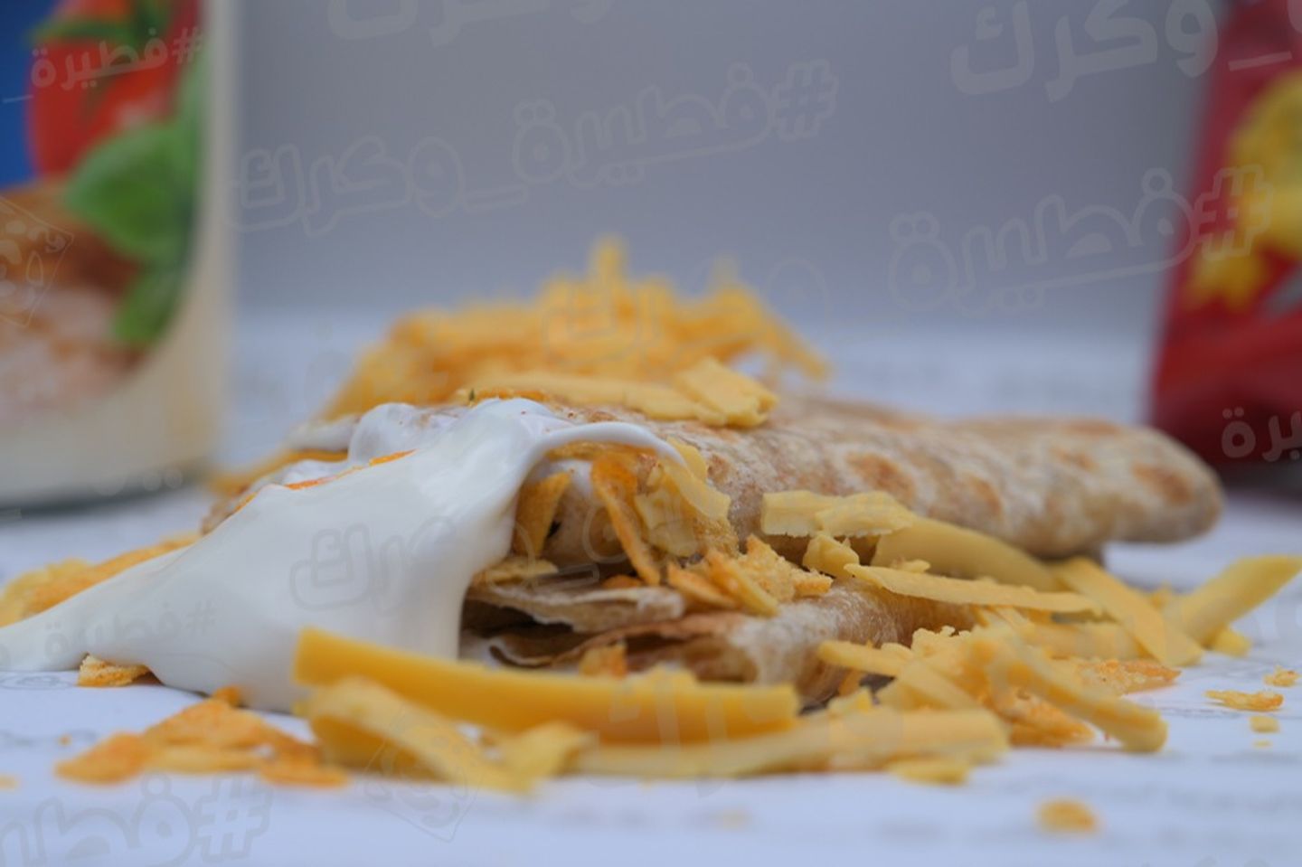 فطيرة دبل بيض جبنتين