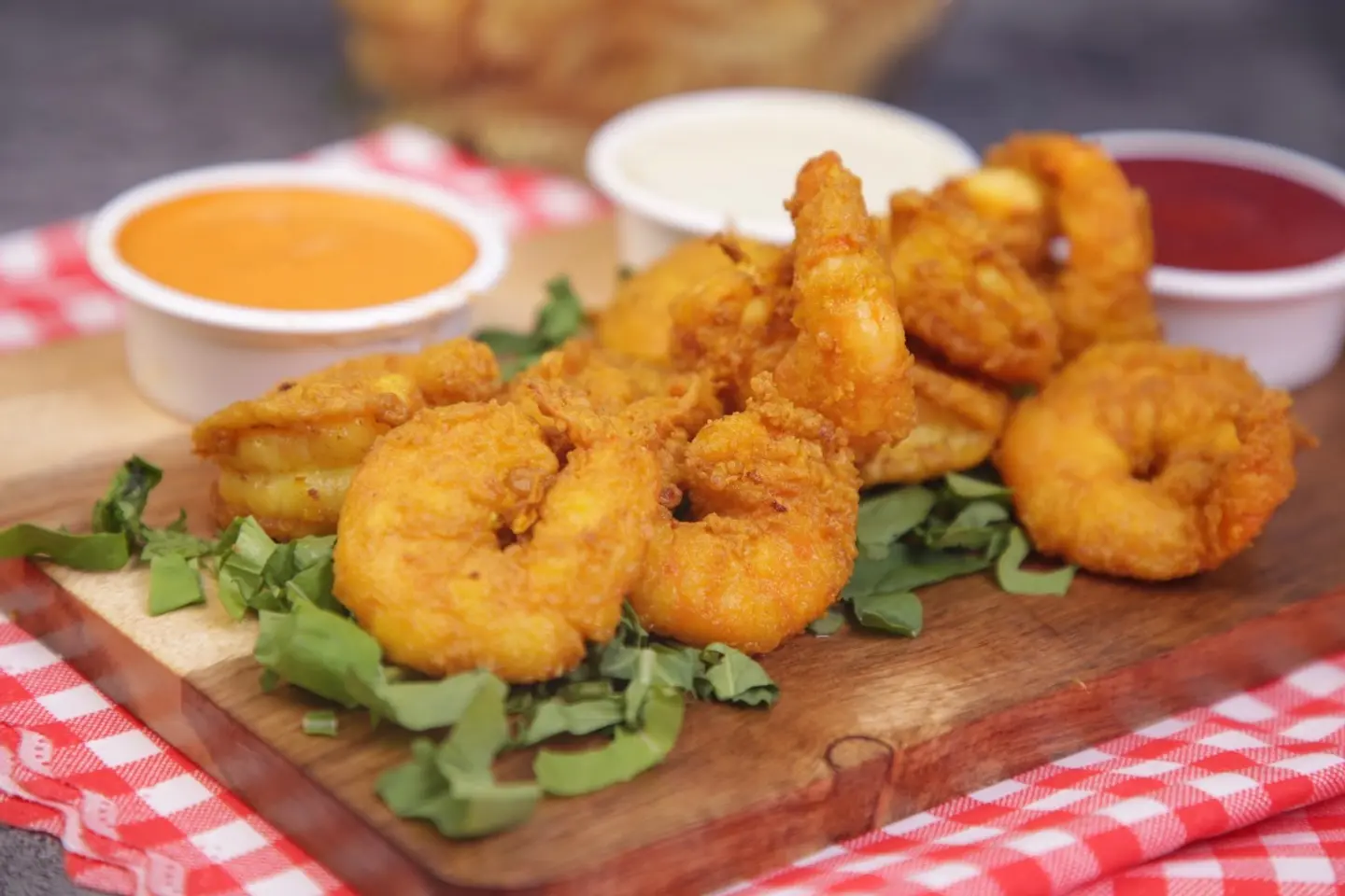 صحن جمبري مقلي جامبو كبير