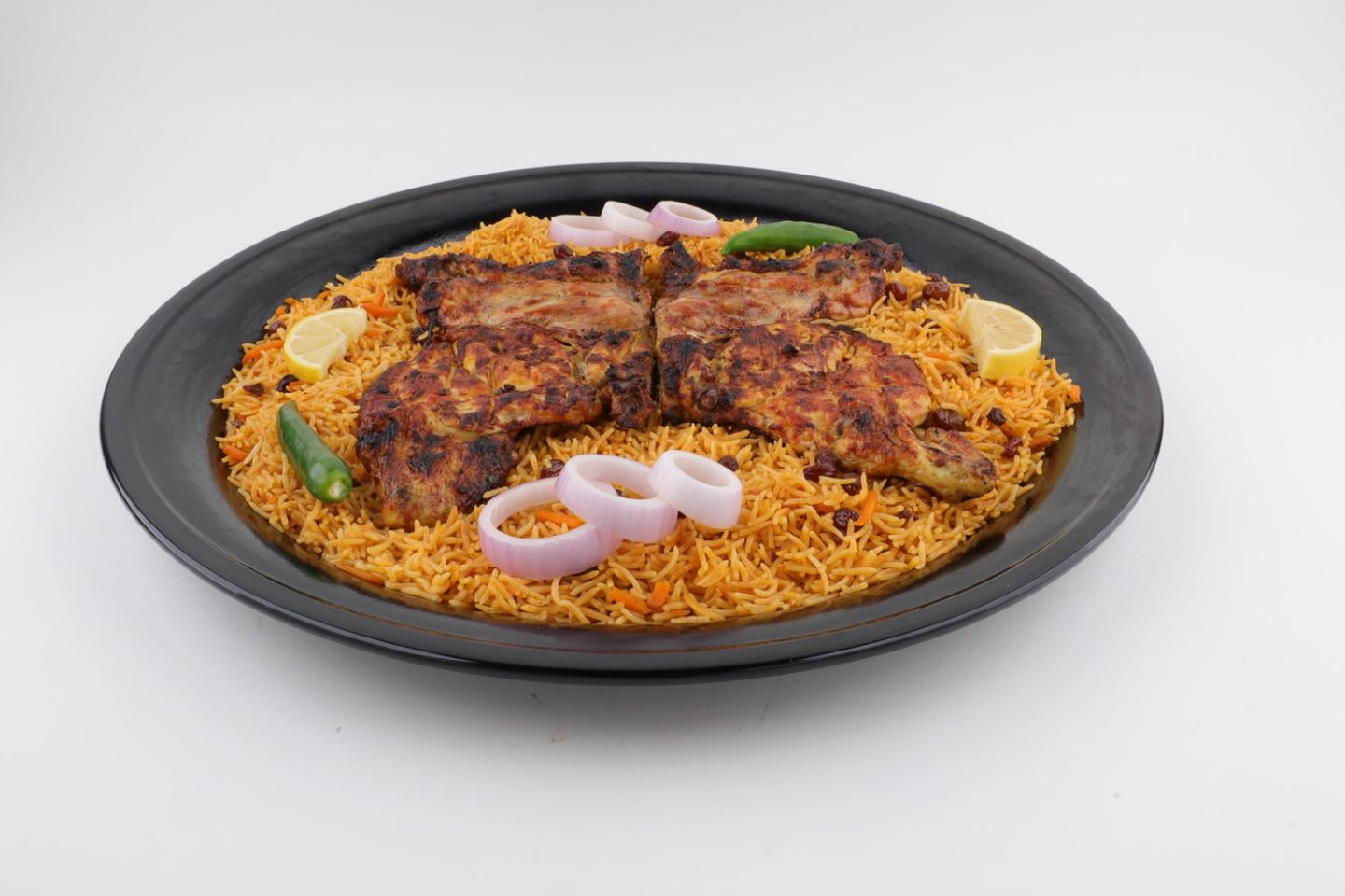 Whole Chicken Bukhari On Charcoal