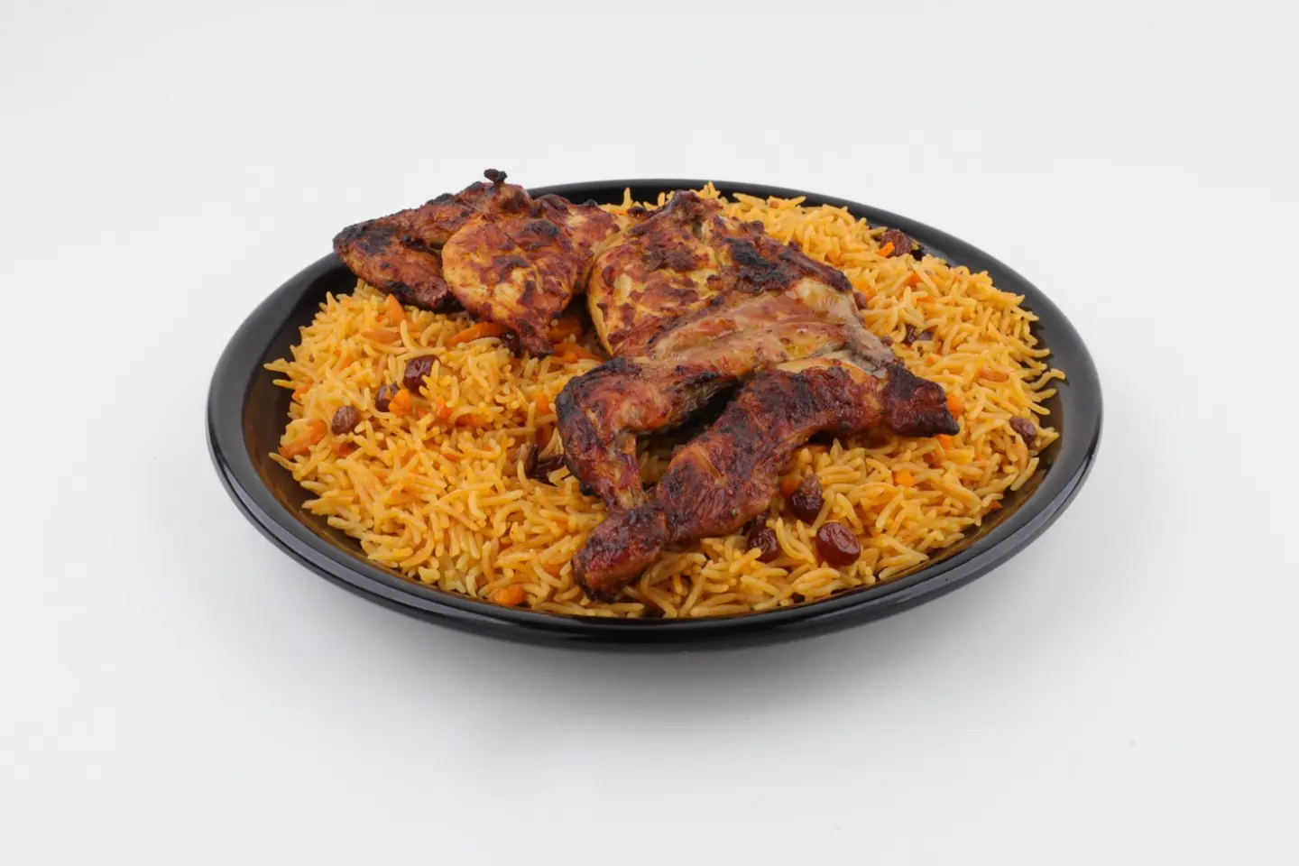 نصف على الفحم بخاري