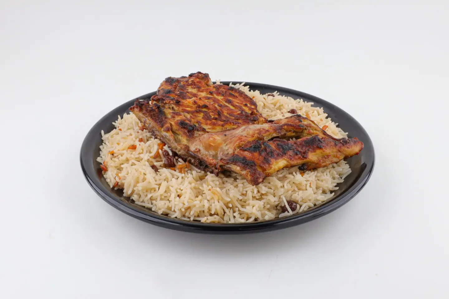 نصف على الفحم بشاور