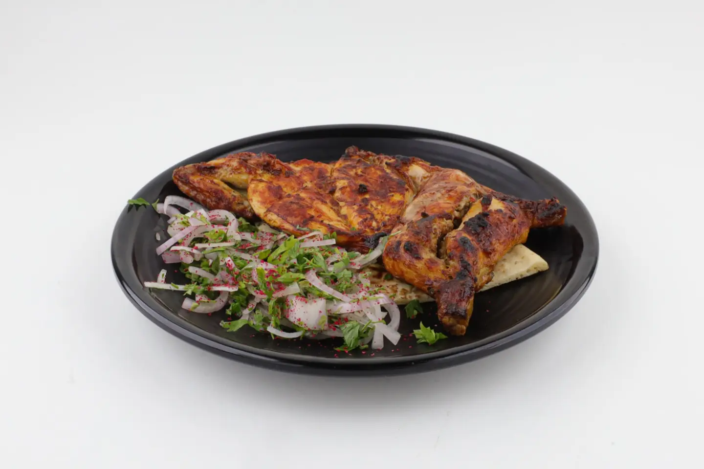 نصف على فحم ساده