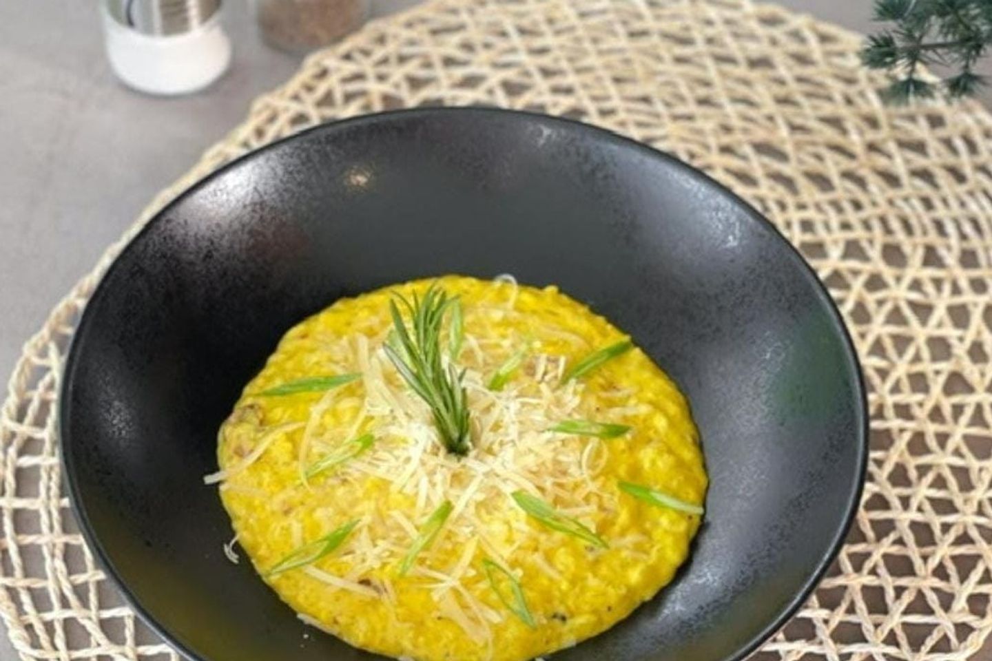 ريزوتو الزعفران