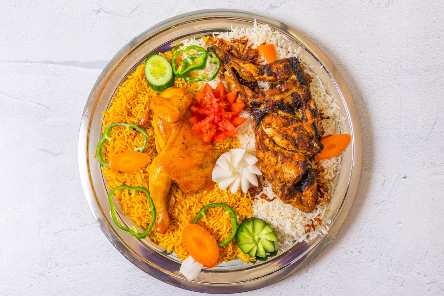 طبق دجاج زمان أول