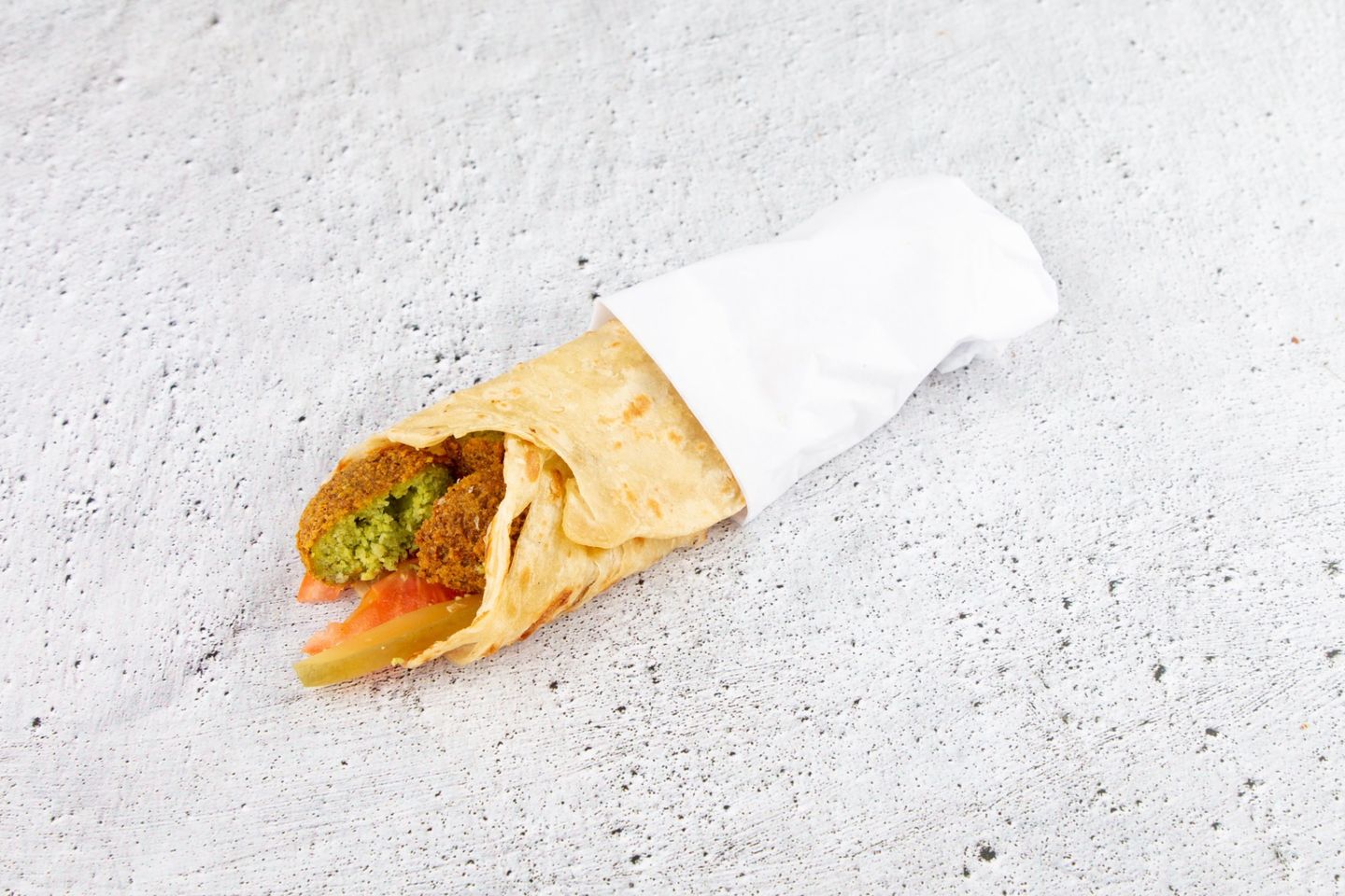 2 Falafel Chapati With Large Karak