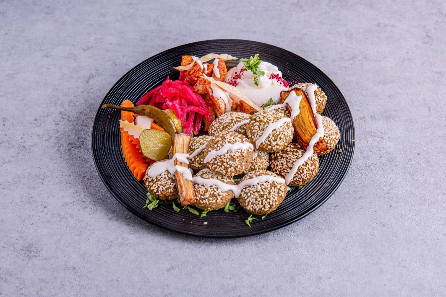 Egyptian Falafel Plate