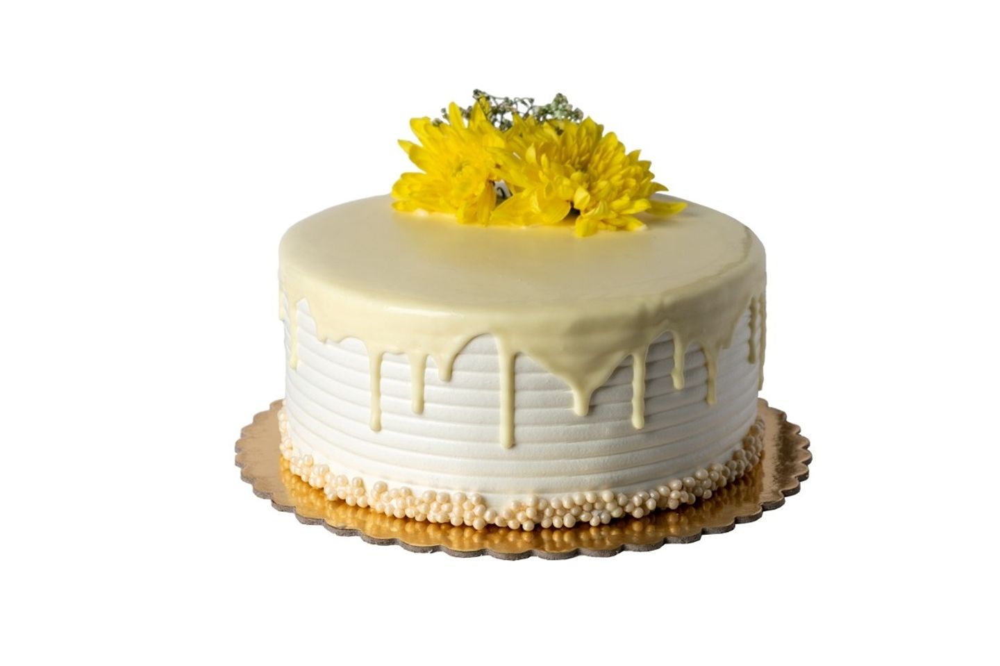 Naked Vanilla Cake