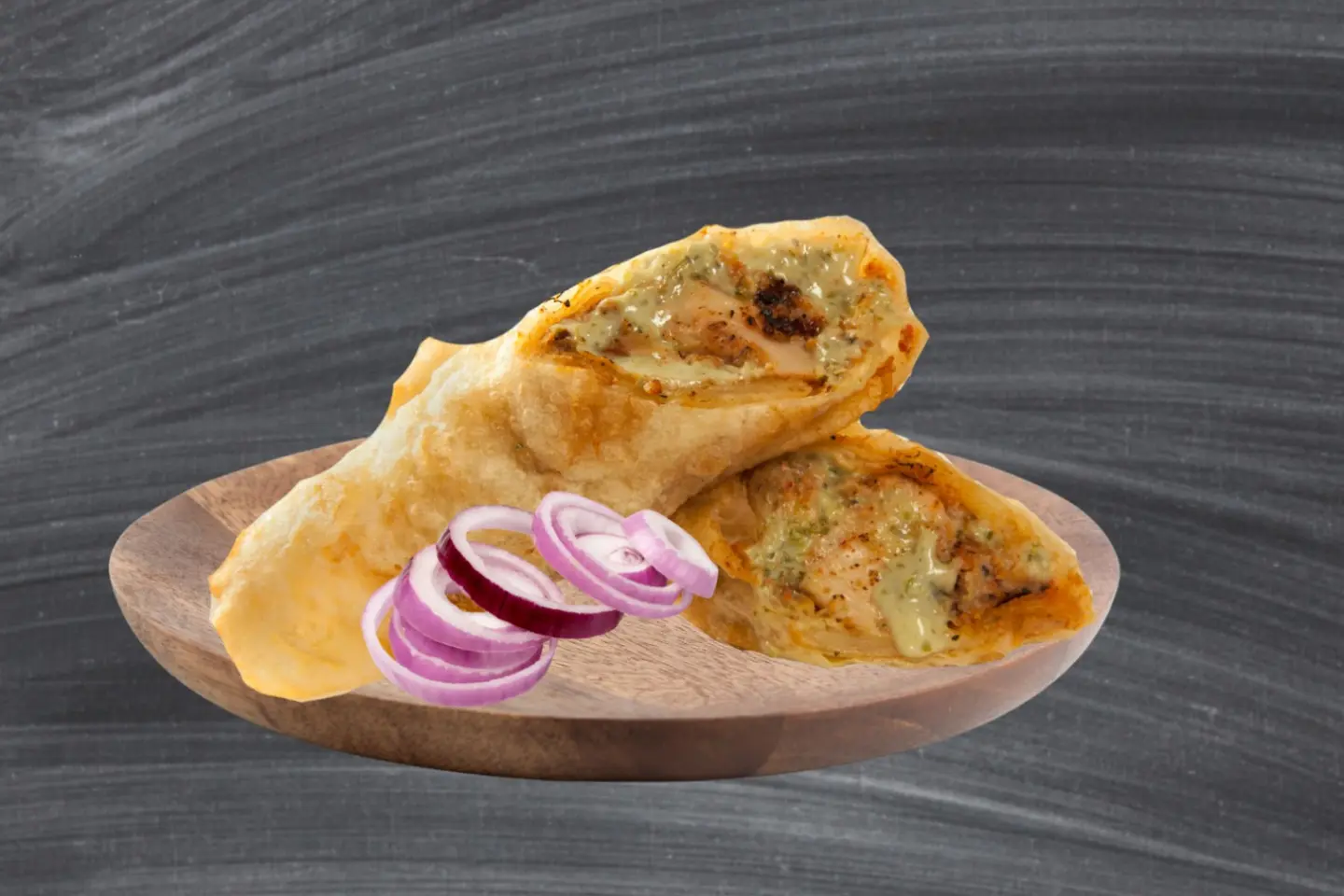 Chicken Malai Boti Roll