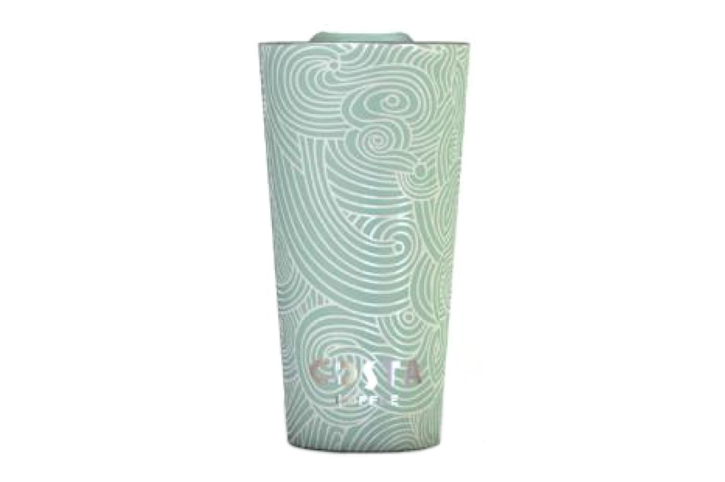 Silver And Mint Green Mug