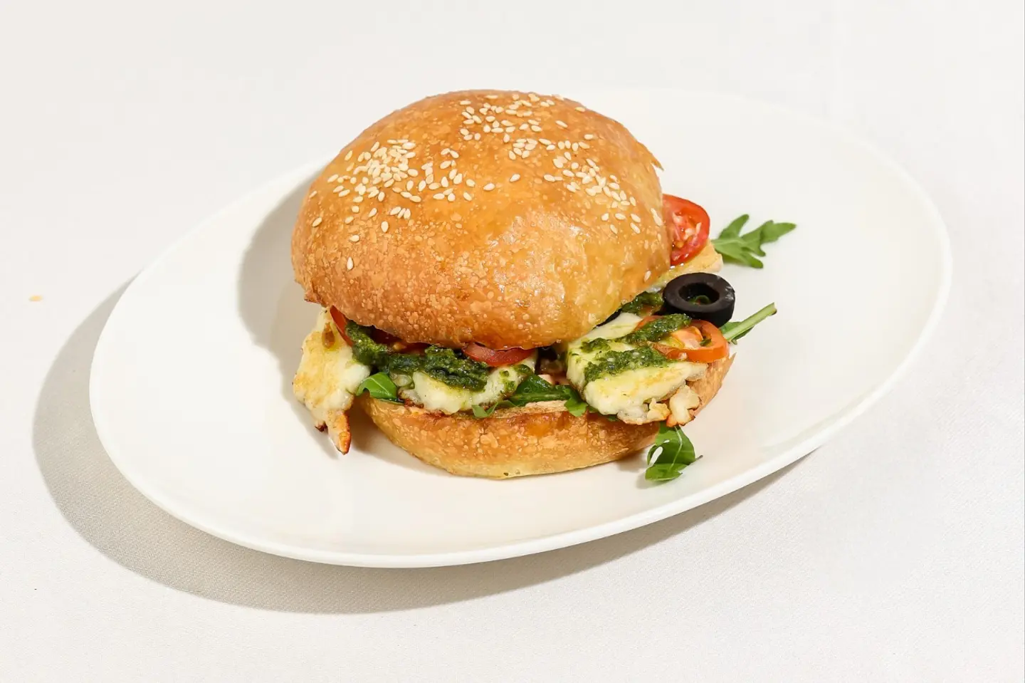 حلومي بيستو سلايدر