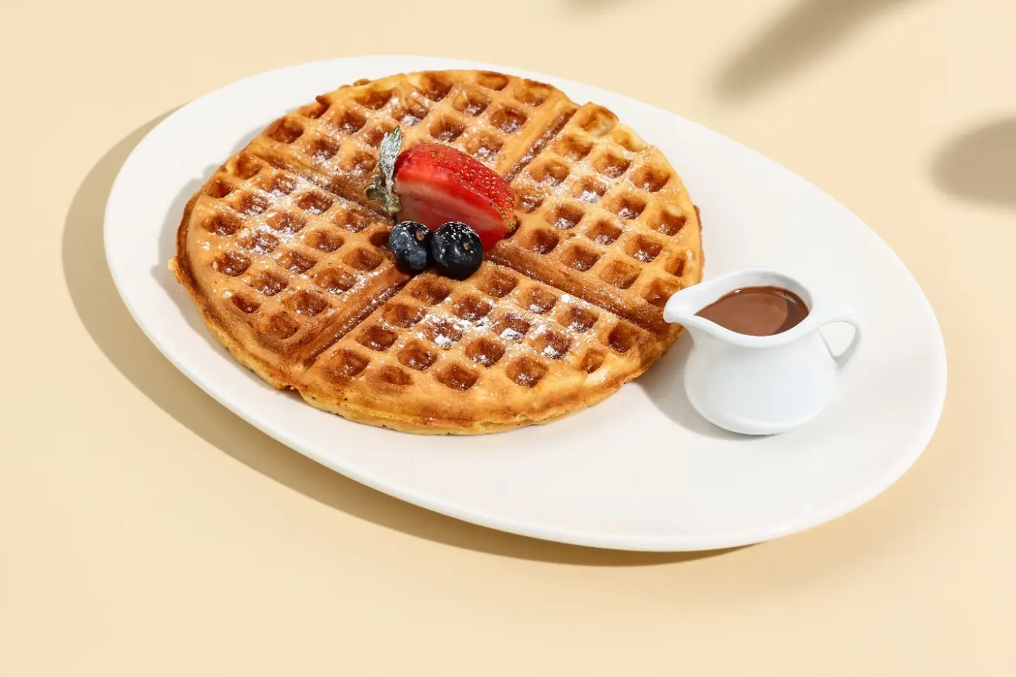 وافل بلجيكى شيكولا