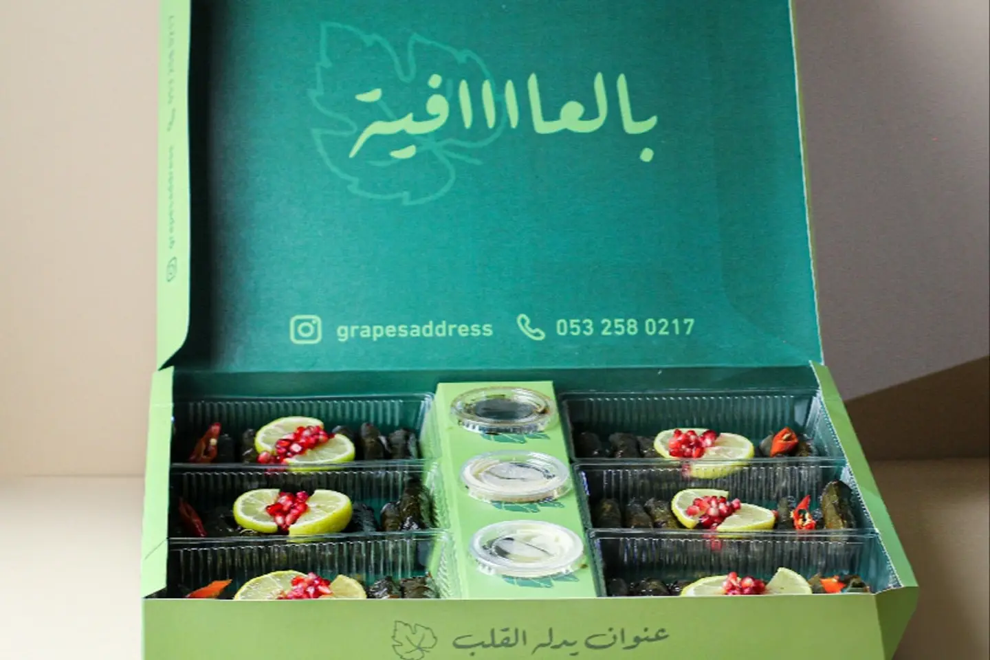 بوكس كبير ورق عنب سبايسي