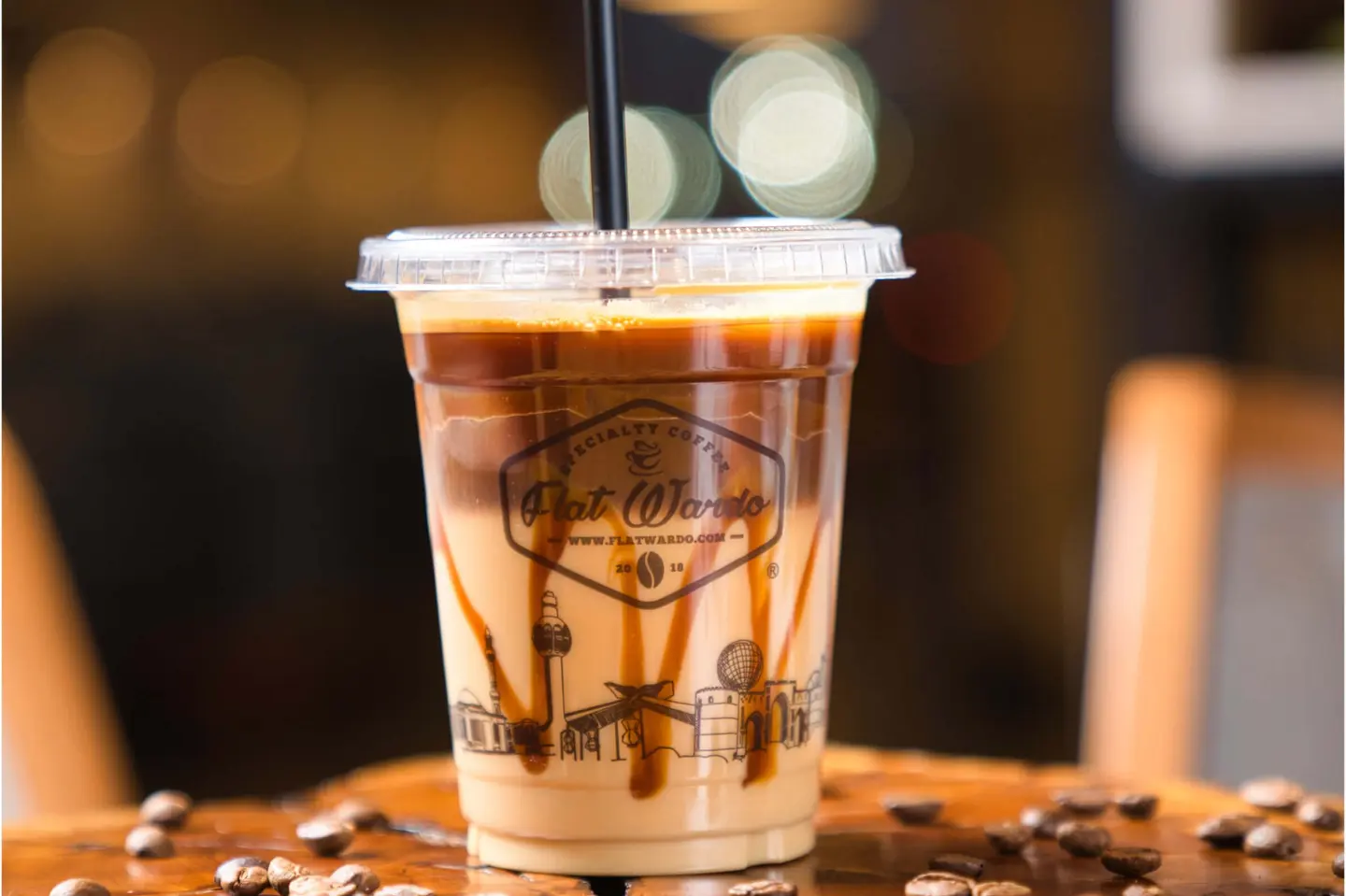 Iced Salted Caramel Latte