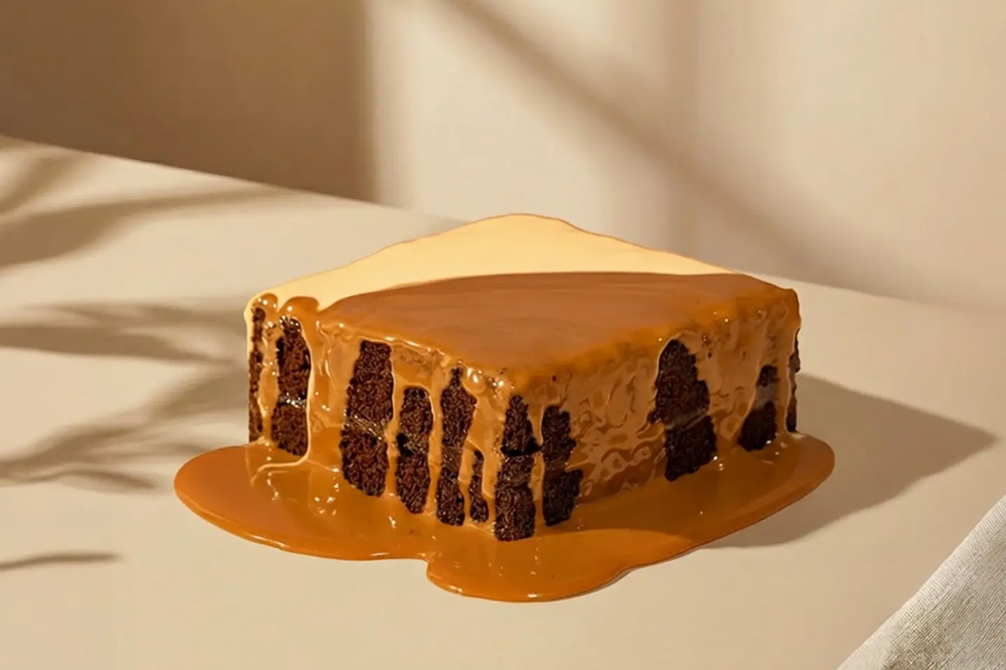 كيكة البودينغ