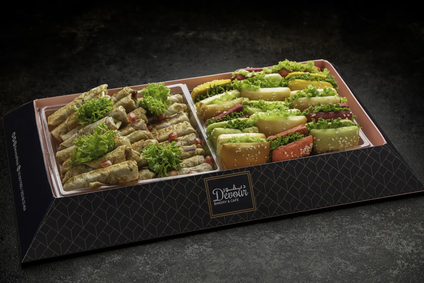 Mix Mexican Sandwich 15 Pcs And Musakhan Roll 24 Pcs