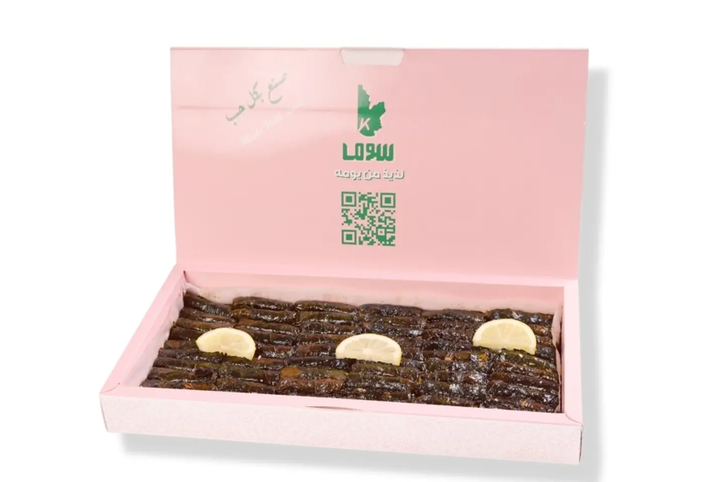 بوكس ورق عنب حامض حلو ستون حبة