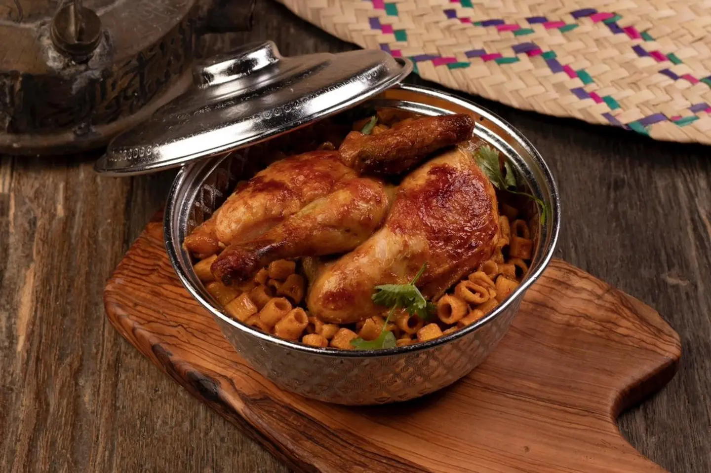 دجاج مكرونه - حبه