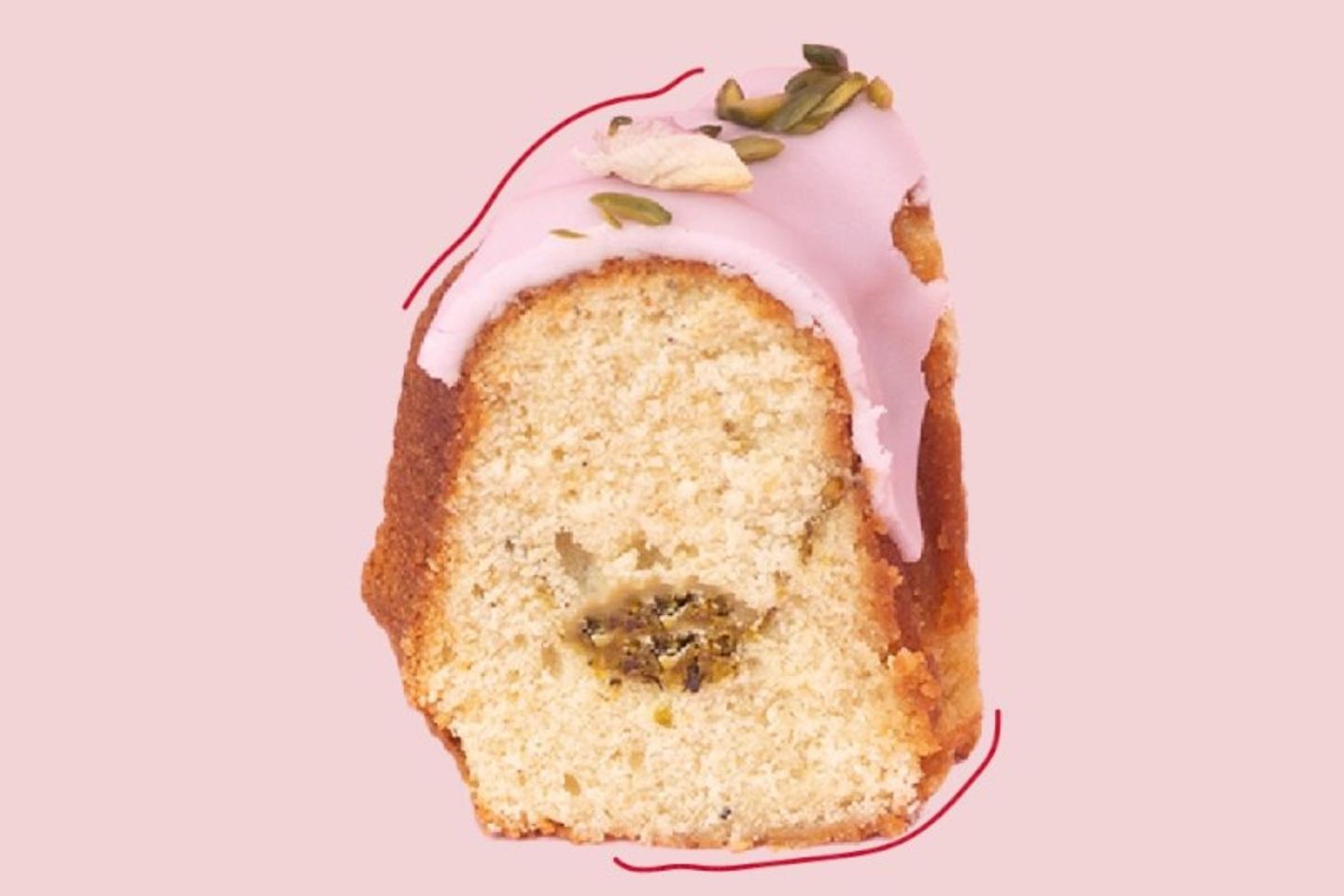 Old Fasloned Cake Slice