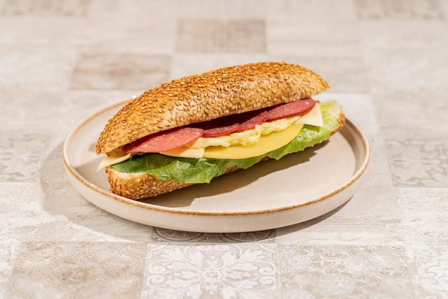 Egg Salami Sandwich