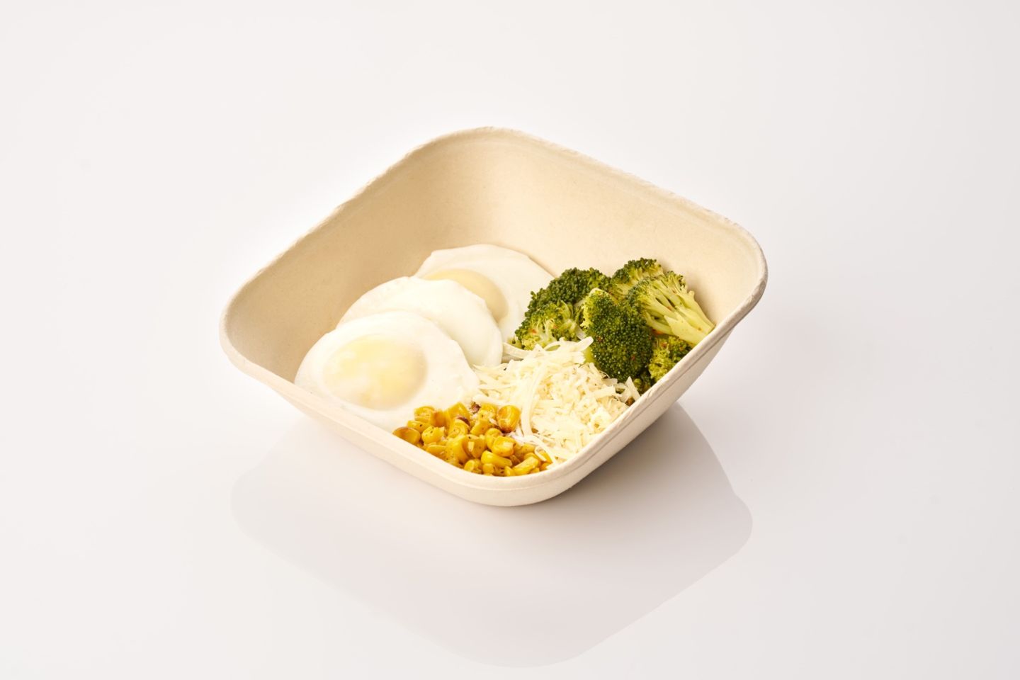 Steam Egg & Broccoli Corn