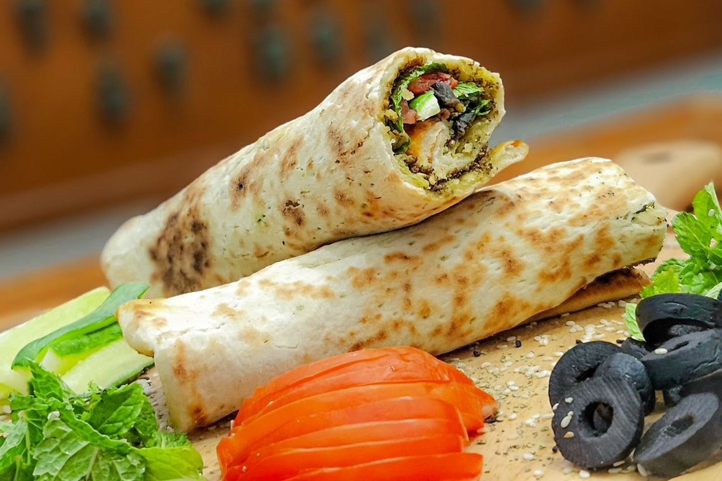 زعتر مع خضار