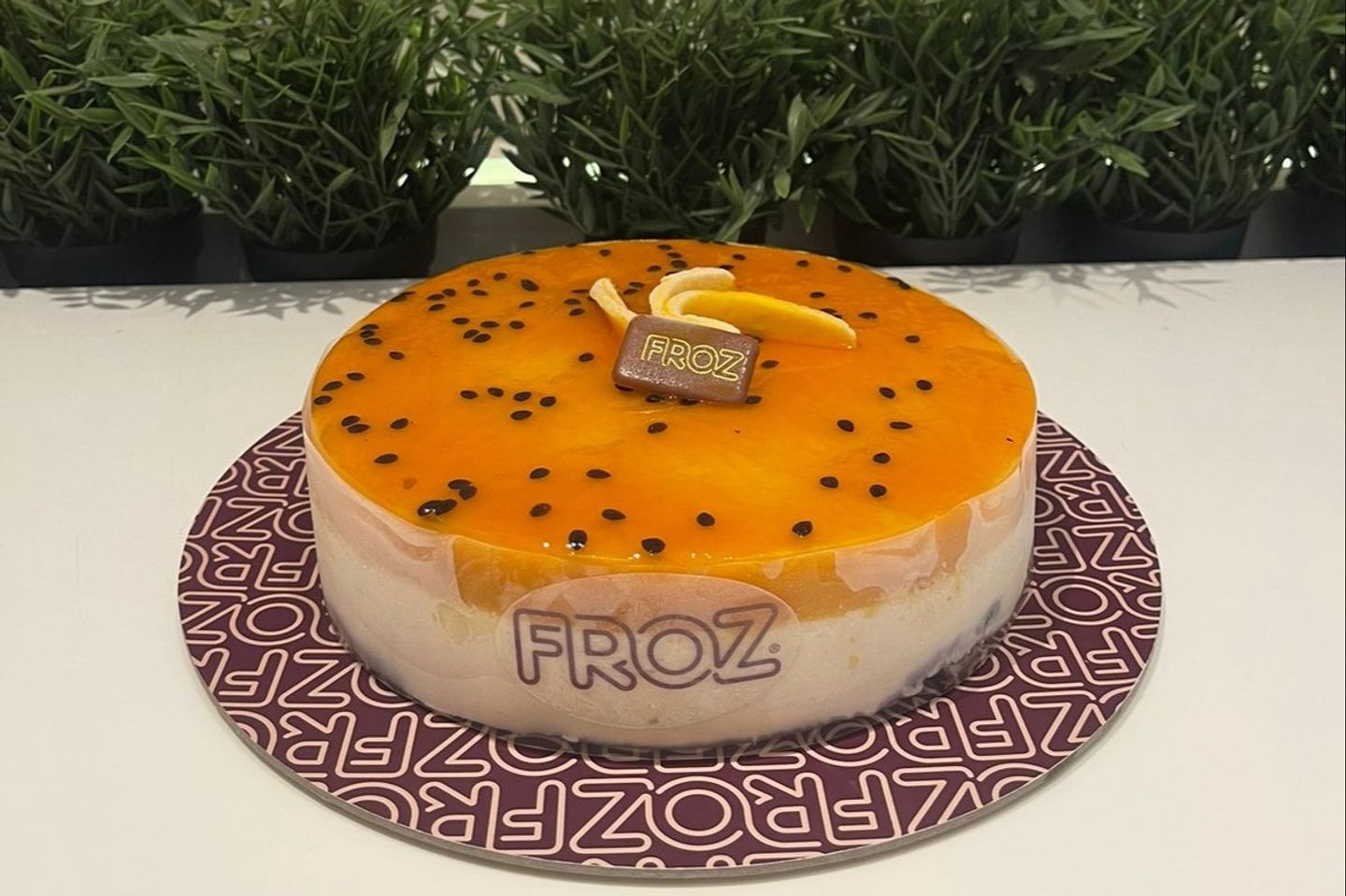 Passion Fruit And Mango Cake