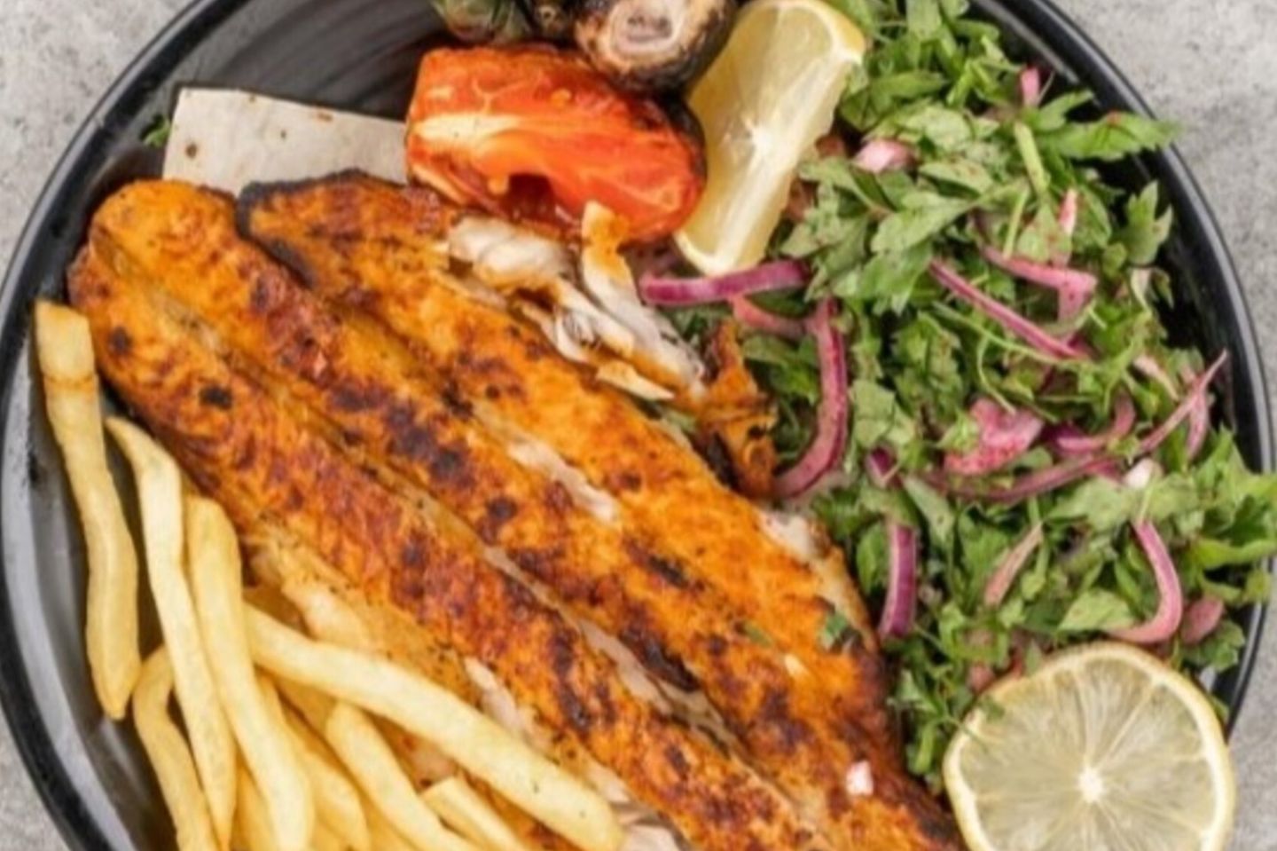 سمك فيليه مشوي