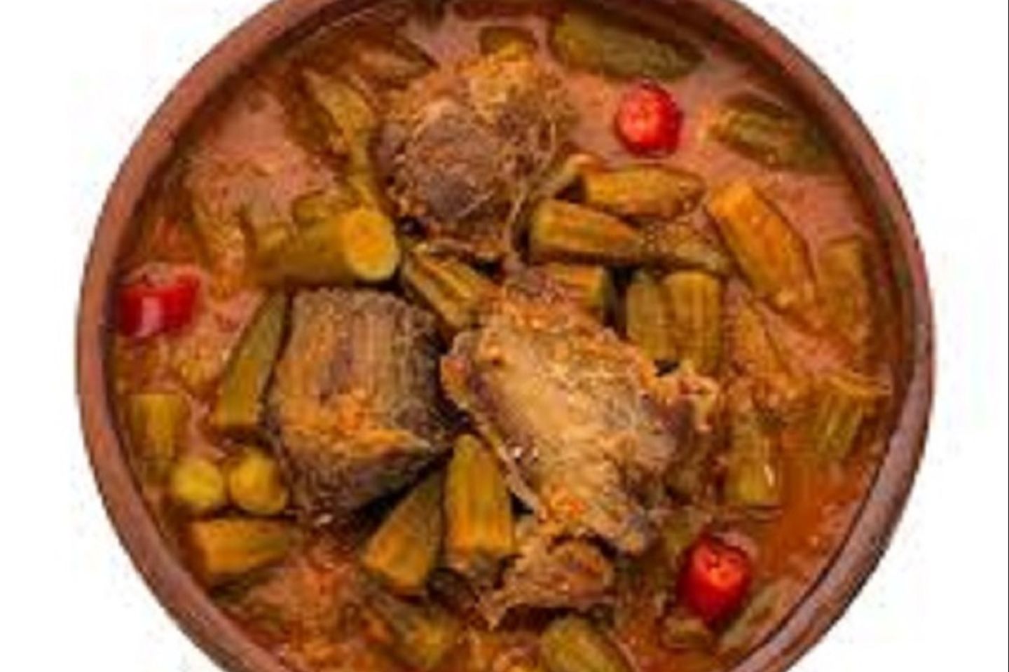 Okra With Meat Tagine