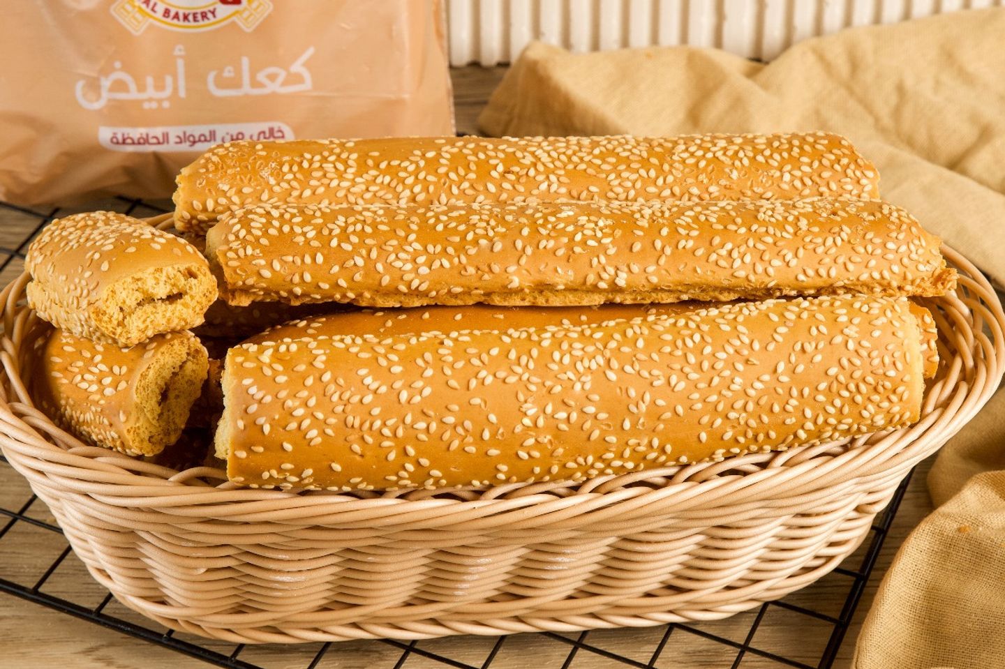 White Rusk With Sesame