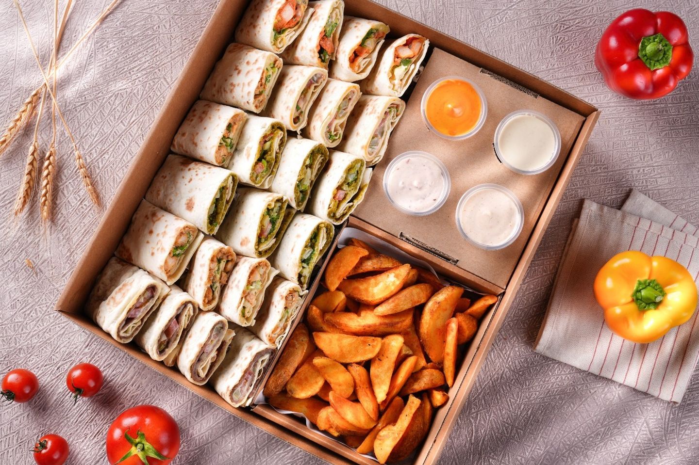 Mix Box Sandwiches - With Bagels Potatoes