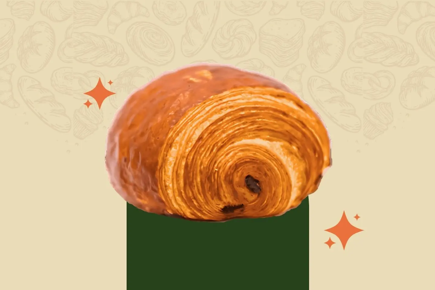 كرواسون شوكولاتة