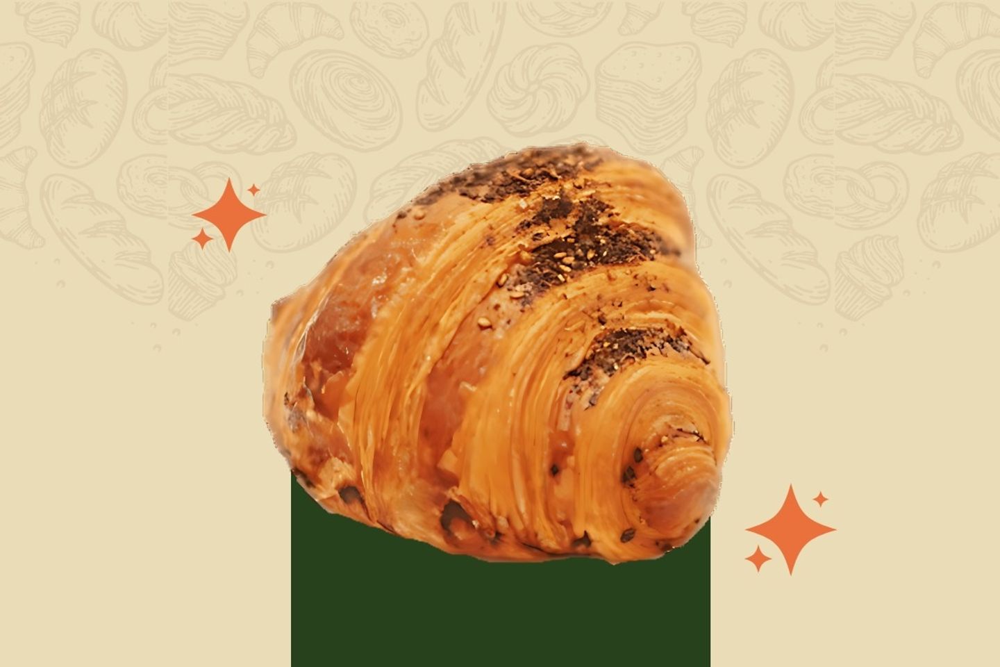 كرواسون زعتر