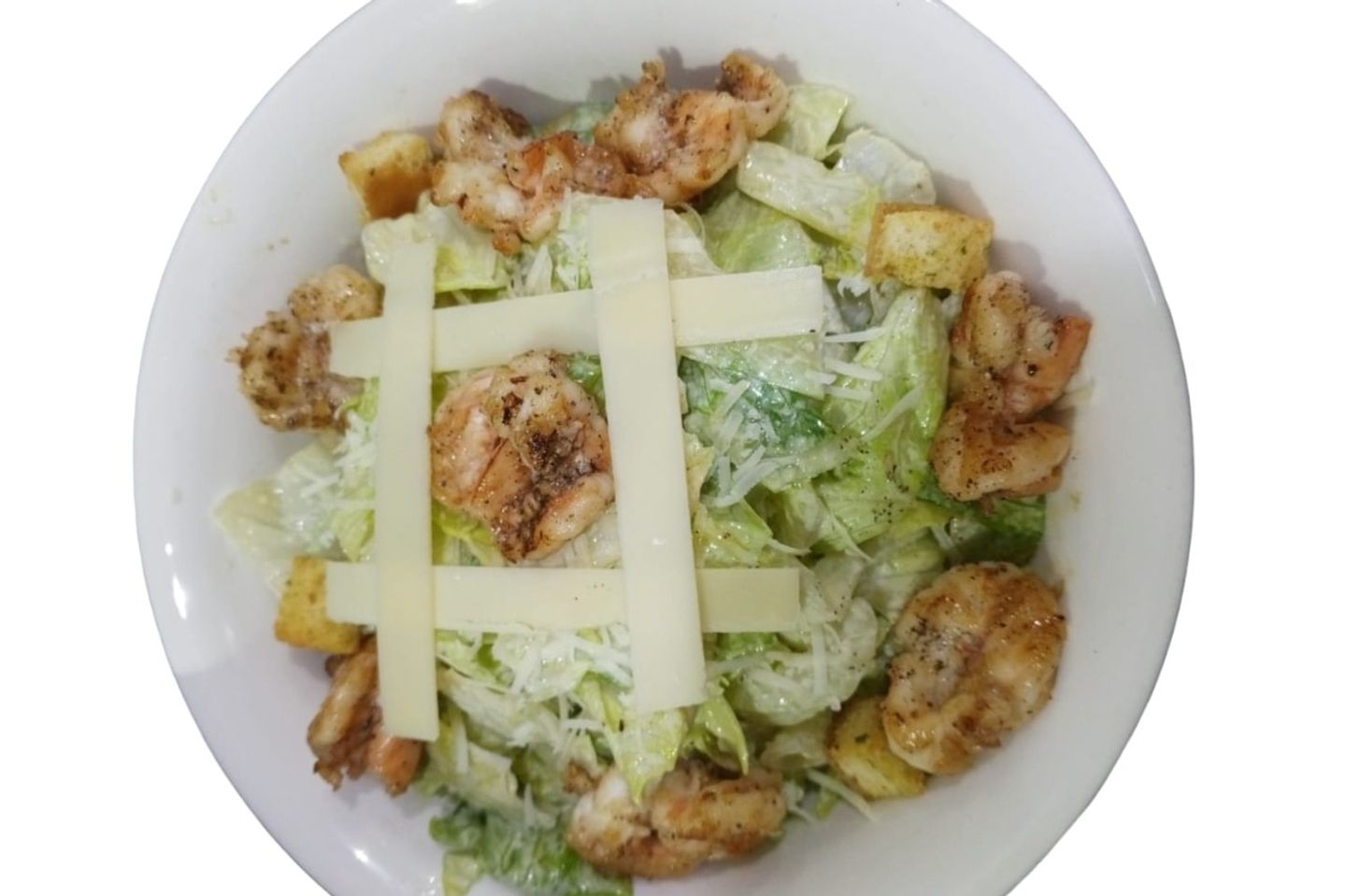 Olio Caesar Salad Crispy Shrimp