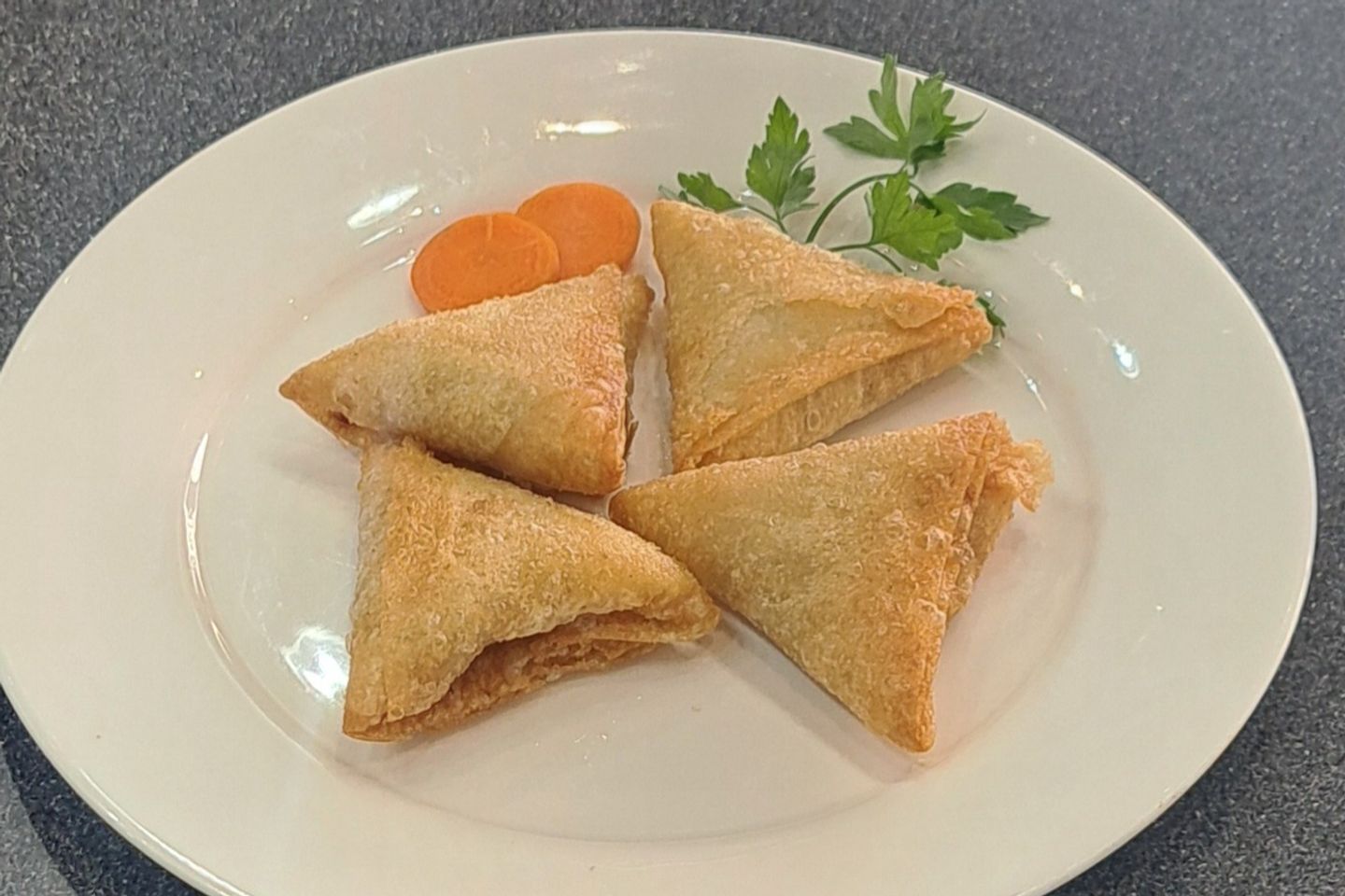 Shrimp And Vegetable Samosa