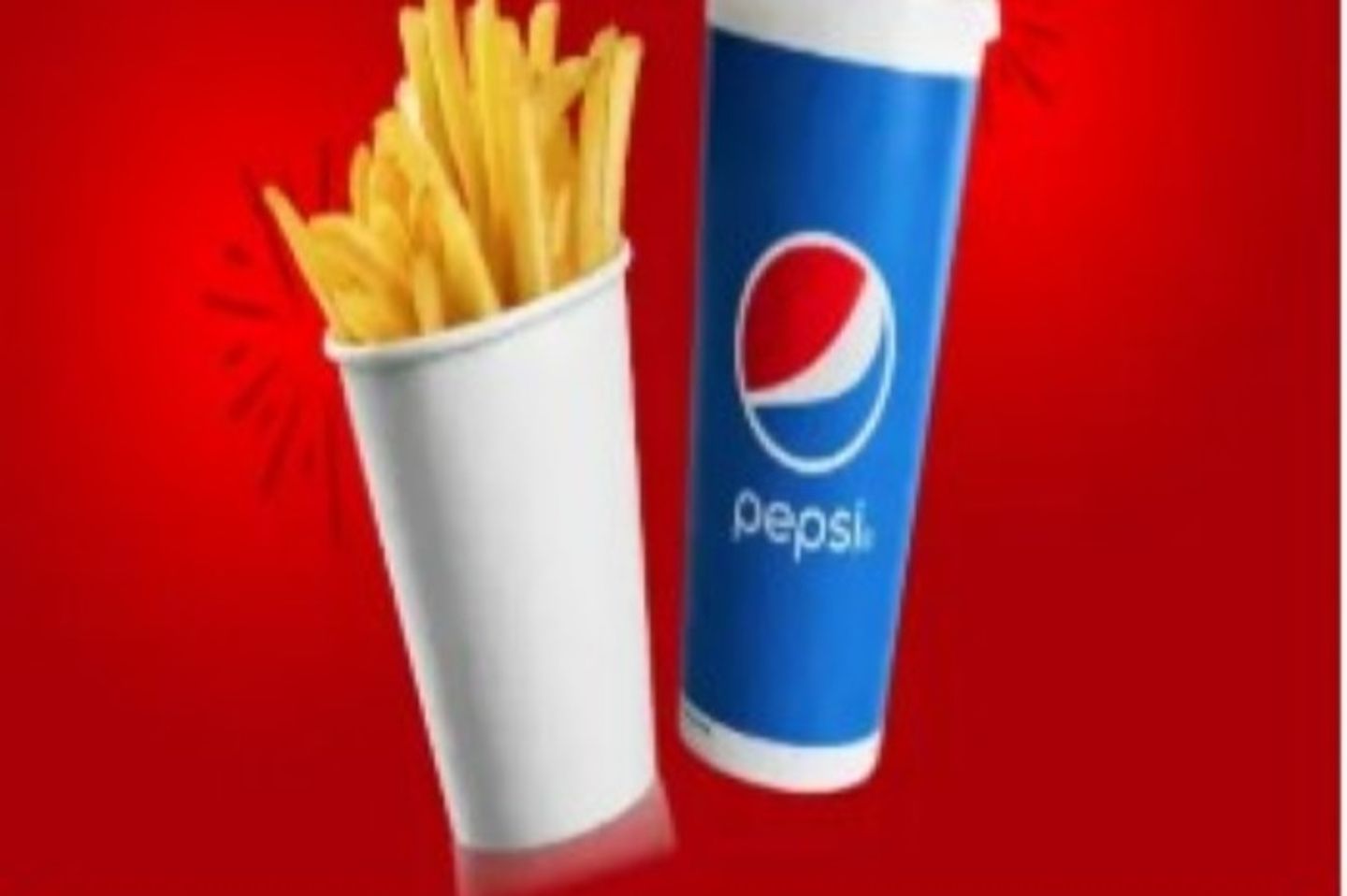 كملها وجبة مشروب غازى وبطاطس