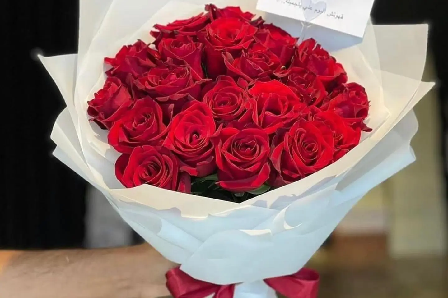 باقة ورد احمر