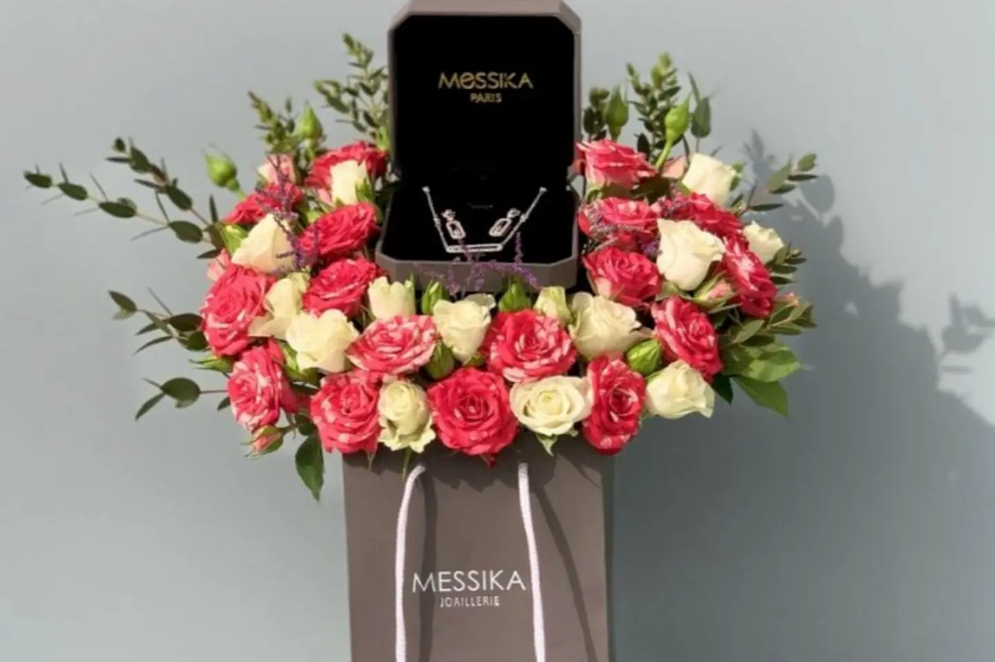 The Famous Messika Paris Brand Necklace And Earrings