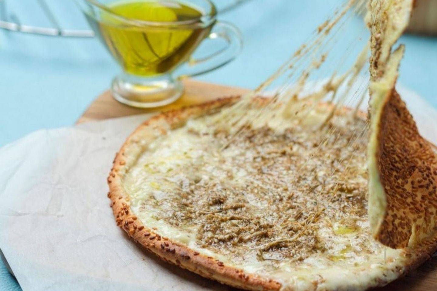 كعك جبنة وزعتر
