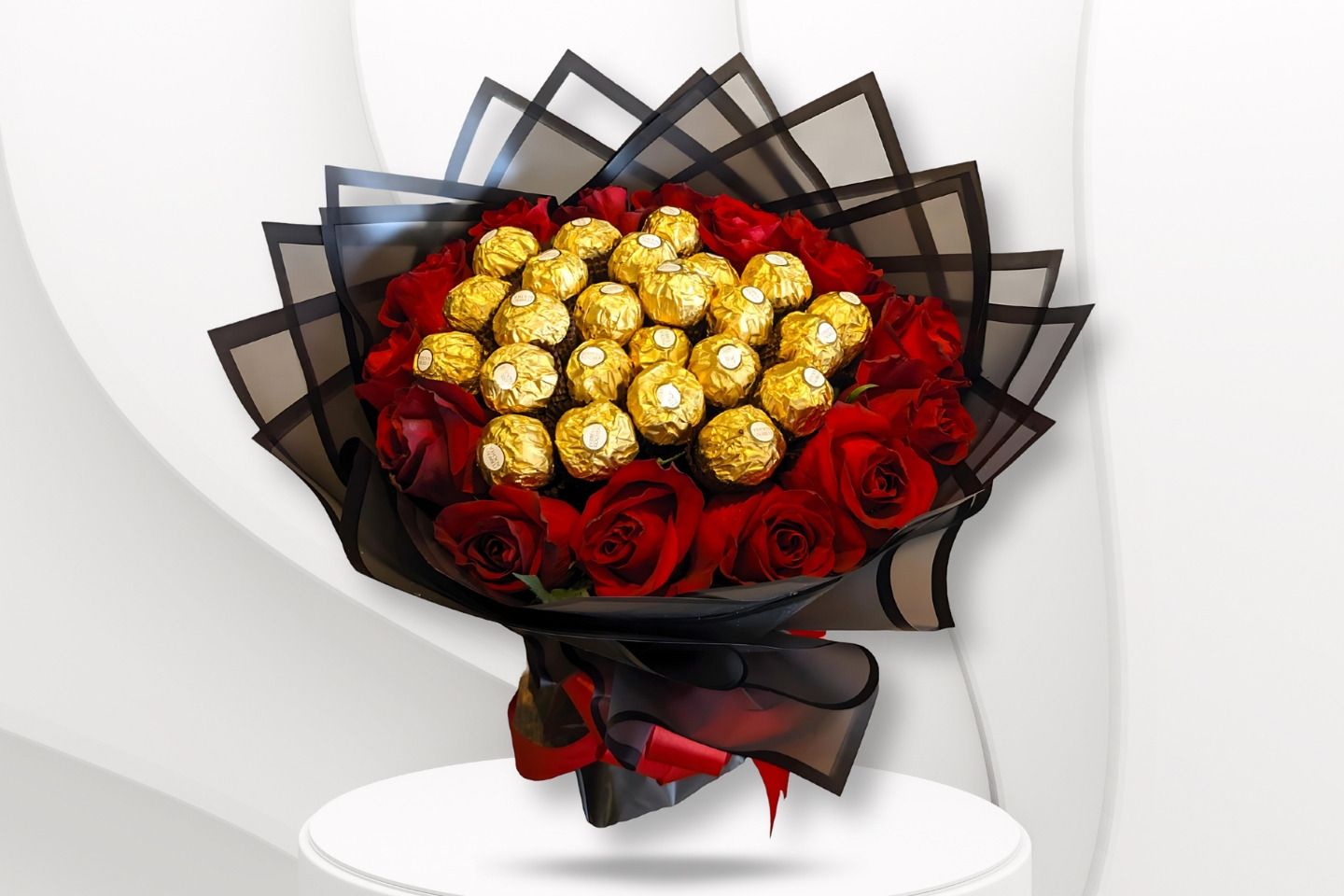 احمر وشوكولاتة