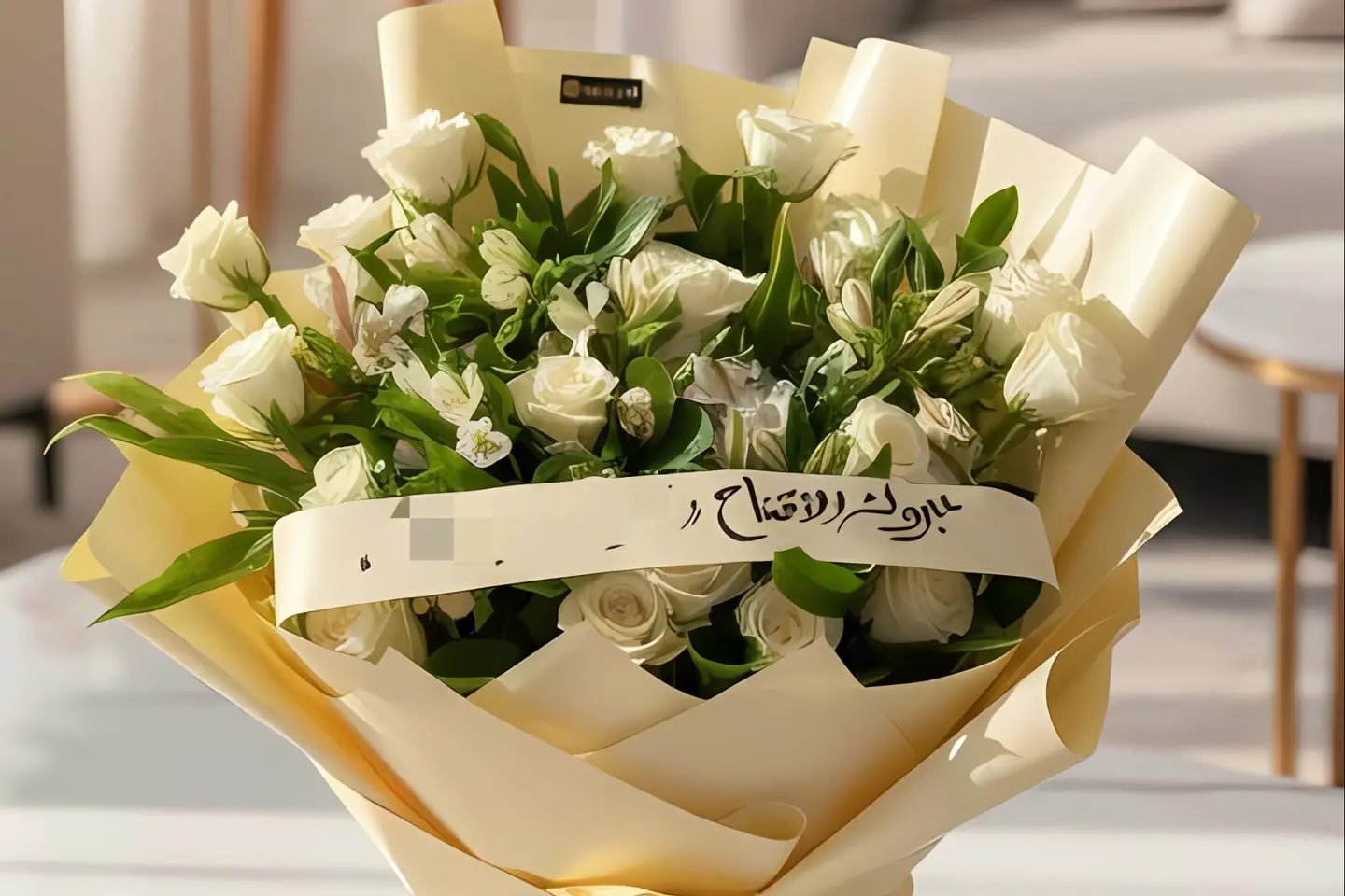White Roses Bouquet