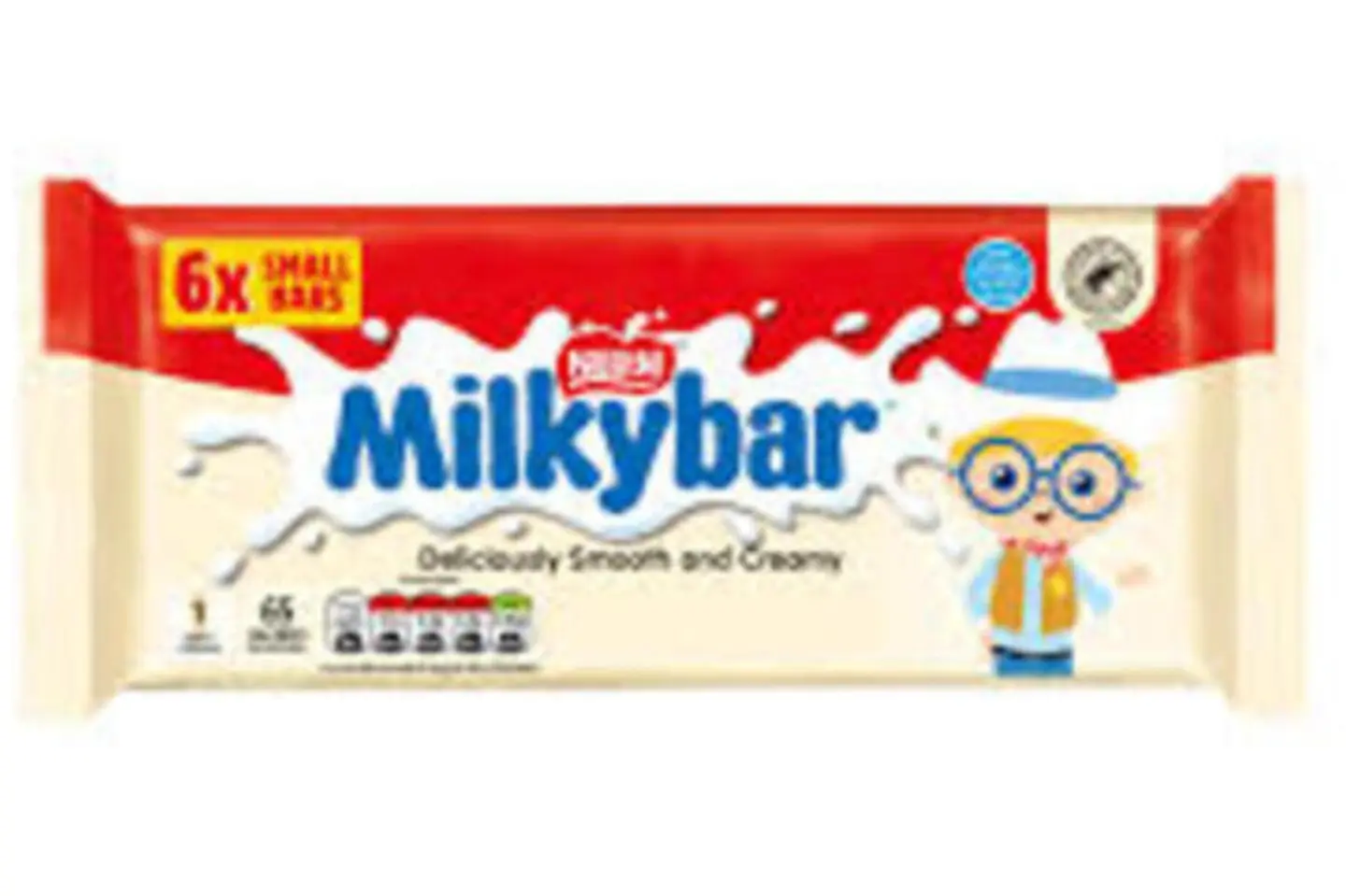 Milkybar Kid White Chocolate Bar 6 Pack Multipack 72g