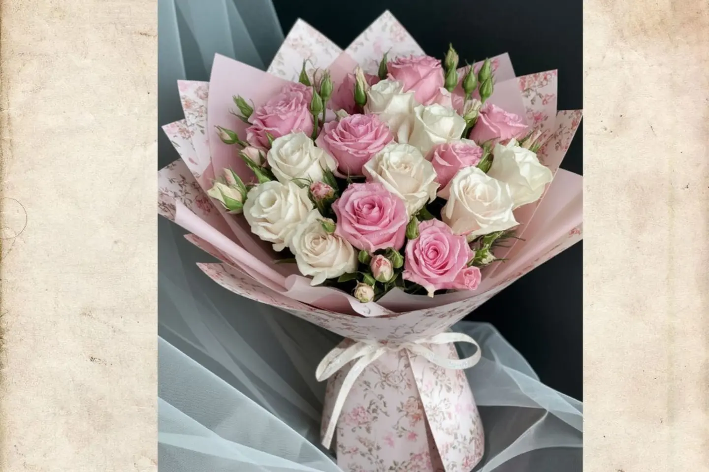 بوكيه ورد لحن العشاق