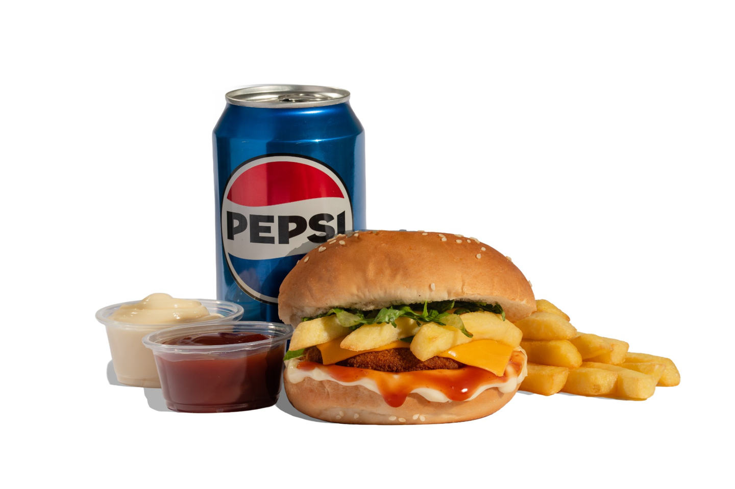 برجر دجاج وجبة