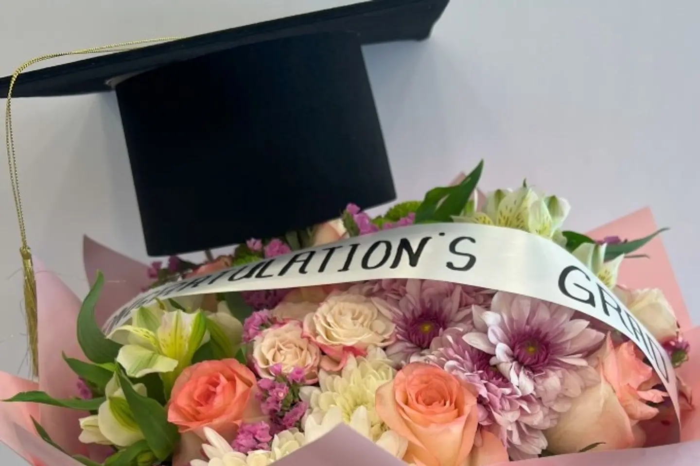 Special Graduation Bouquet   Pink
