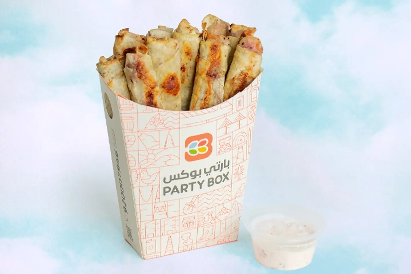 دجاج مدخن رول