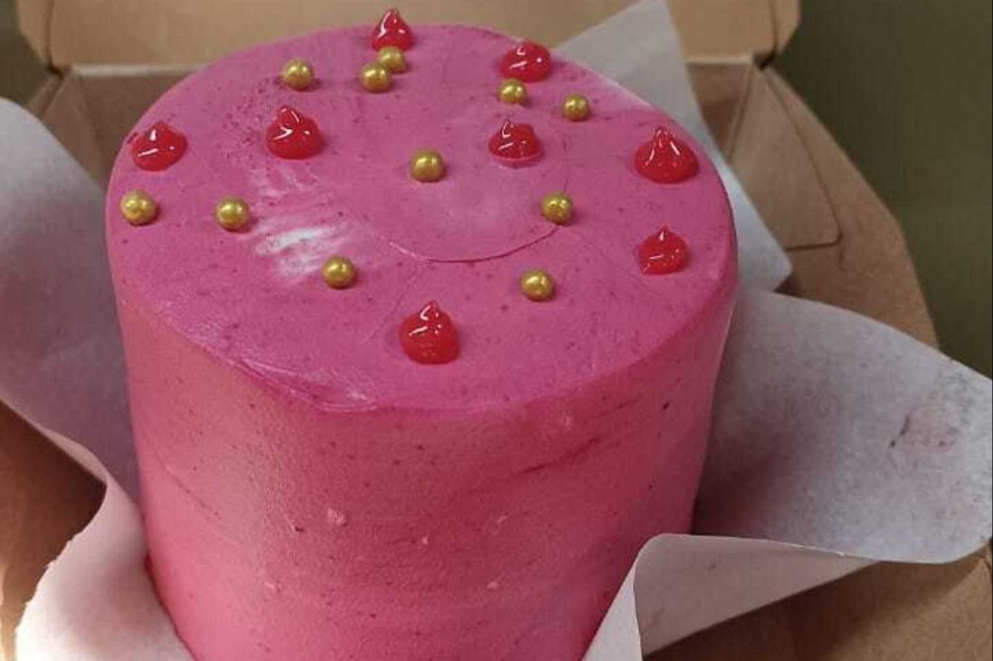 Red Vanilla Cake