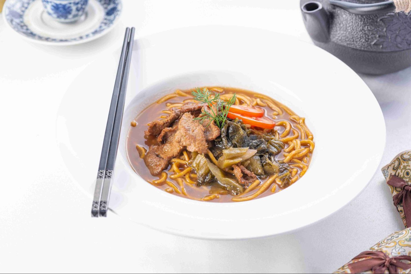 Beef Noodles With Pickled Vegetables