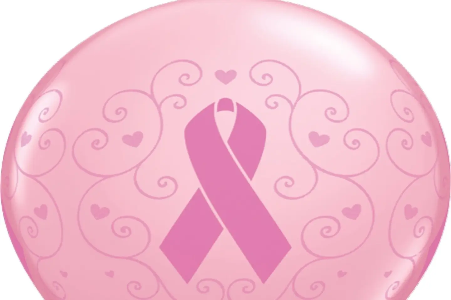 Breast Cancer Awareness Helium Printed Balloons
