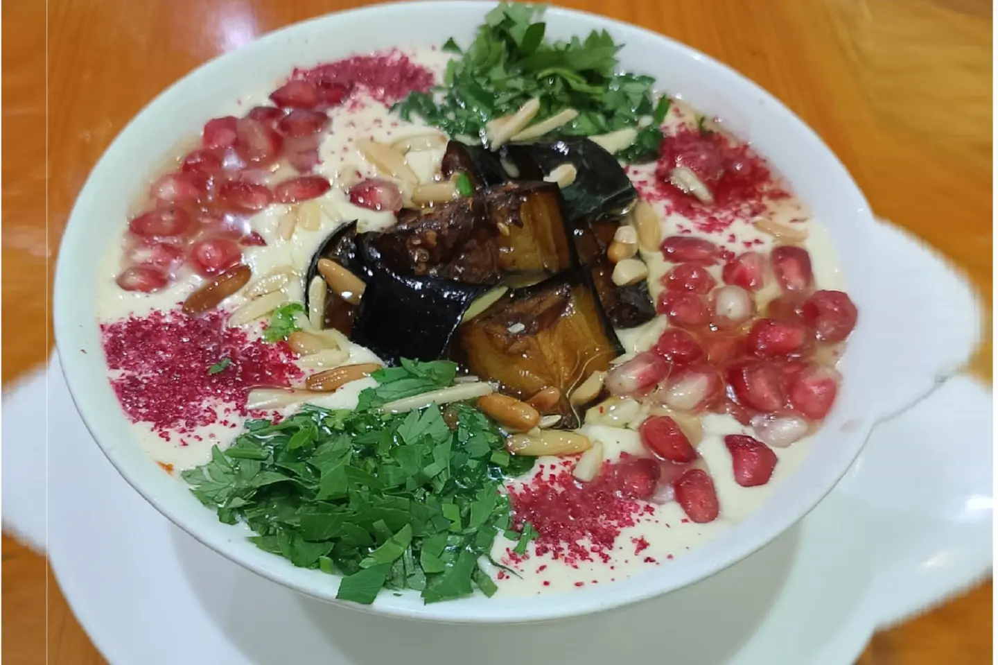 Eggplant Fatteh