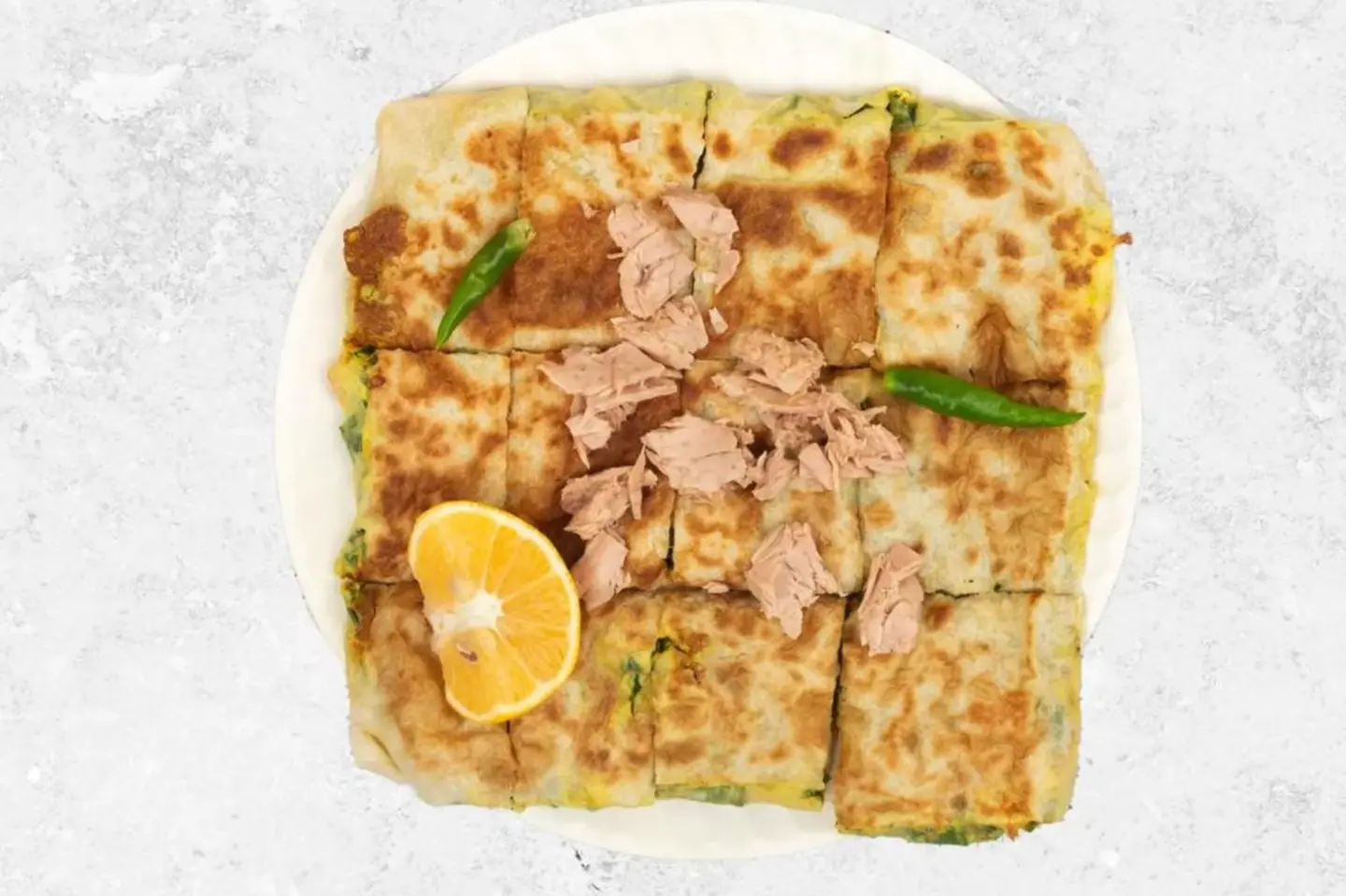 Mutabbaq With Tuna